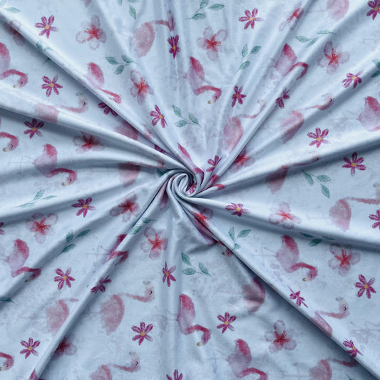 Pink Flamingo DBP Fabric